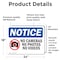 Signmission No Cameras No Photos No Videos Sign With Symbol, 24 in W x Rectangle, Vinyl Decal OS-2PACK-NS-D-1824-L-14402 - alternate 5